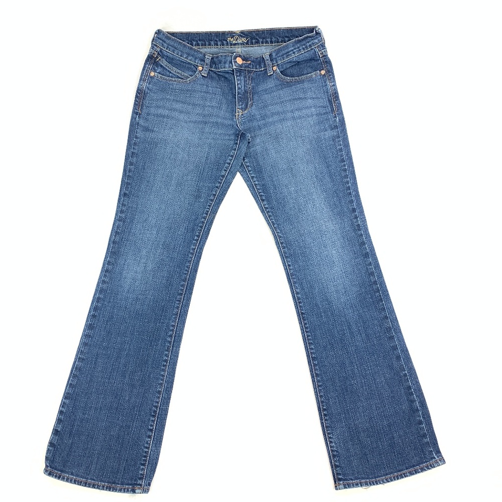 Old Navy Womens 8 Regular The Diva Flare Destroyed